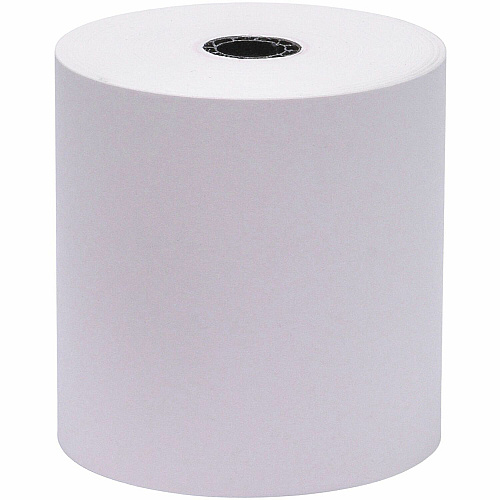 Business Source 1-Ply Adding Machine Rolls 3" x 165 ft - Sustainable Forestry Initiative (SFI) - Lint-free, End of Paper Indicator, Single Ply - White - 50 / Carton (BSN31824CT)