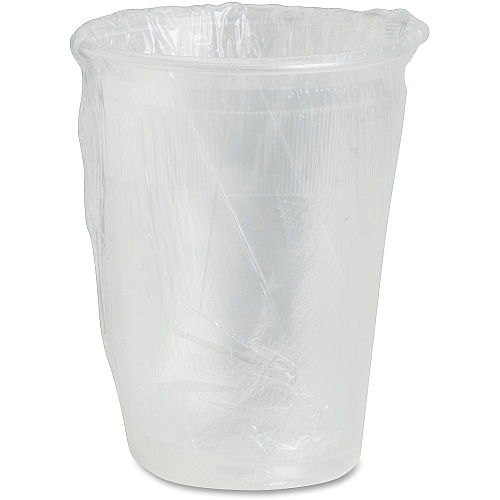Coffee Pro 9oz Individually Wrapped Plastic Cups 9 fl oz - Clear - Plastic - 1000 / Carton (CPPL903)