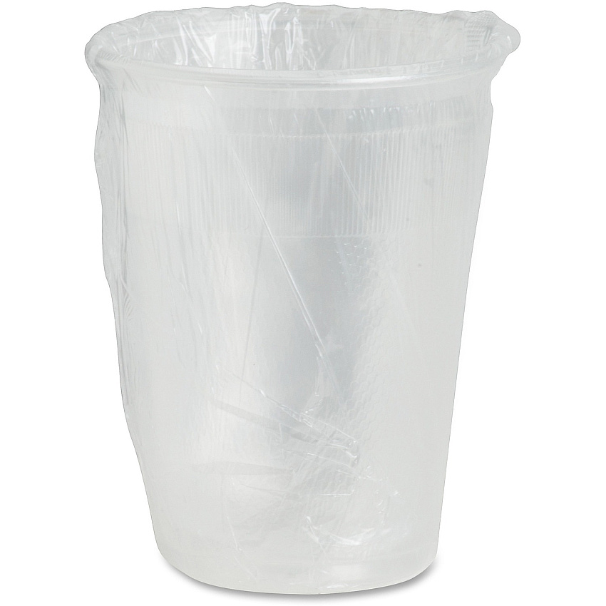 Coffee Pro 9oz Individually Wrapped Plastic Cups 9 fl oz - Clear - Plastic - 1000 / Carton (CPPL903)
