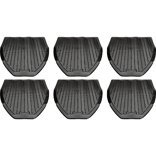 Genuine Joe Deodorizing Urinal Z-Mat Lasts upto 6 Weeks - 6 / Carton - Black (GJO58330CT)