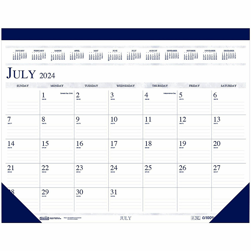 House of Doolittle Academic Desk Pad Calendar (155)