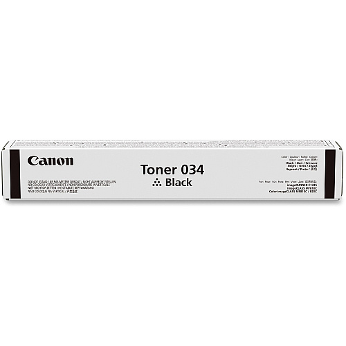 Canon Original Laser Toner Cartridge - Black - 1 Each 12000 Pages (CRTDG034BK)