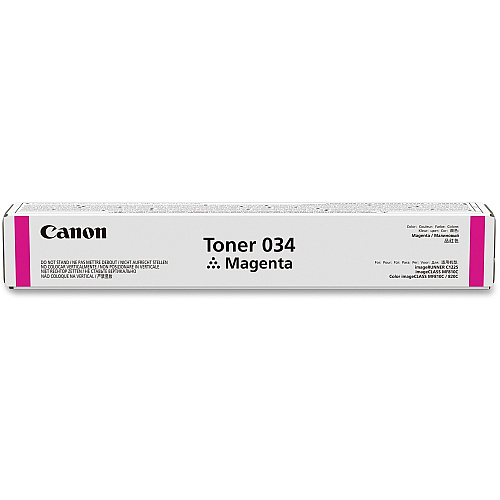 Canon Original Laser Toner Cartridge - Magenta - 1 Each 7300 Pages (CRTDG034M)