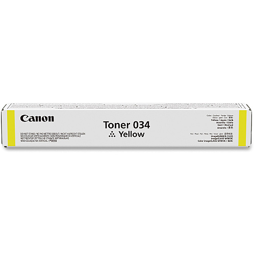 Canon Original Laser Toner Cartridge - Yellow - 1 Each 7300 Pages (CRTDG034Y)