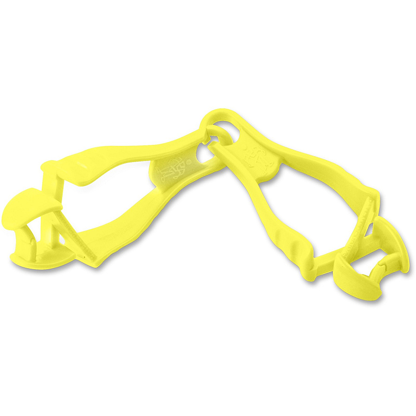 Ergodyne Squids Grabber Clip for Cloth, Carpentry, Mining, Gloves, Multipurpose, Roofing, Construction - Detachable, Durable, Lightweight, Non-conductive - Lime - Copolymer - 1 Each (19119)