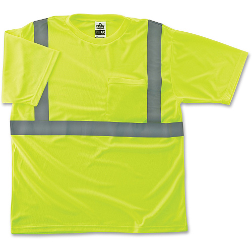 GloWear Class 2 Reflective Lime T-Shirt 3XL Size (21507)