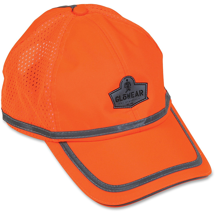 GloWear Class 2 Hi-Vis Baseball Cap Polyester - Orange (23238)