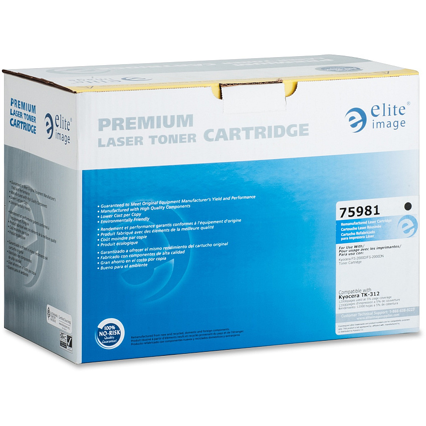 Elite Image Remanufactured Toner Cartridge - Alternative for Kyocera (TK312) 12000 Pages (75981)