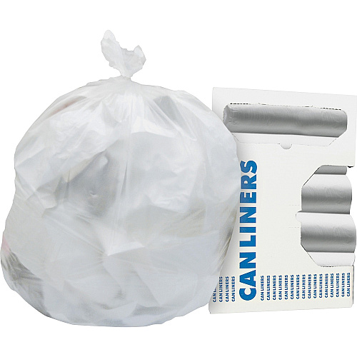 Heritage Value Line Can Liners 56 gal Capacity - 46" Length x 43" Width x 19 mil (483 Micron) Thickness - High Density - Natural - Can, Waste Disposal - 150 / Carton (V8646ENR01)
