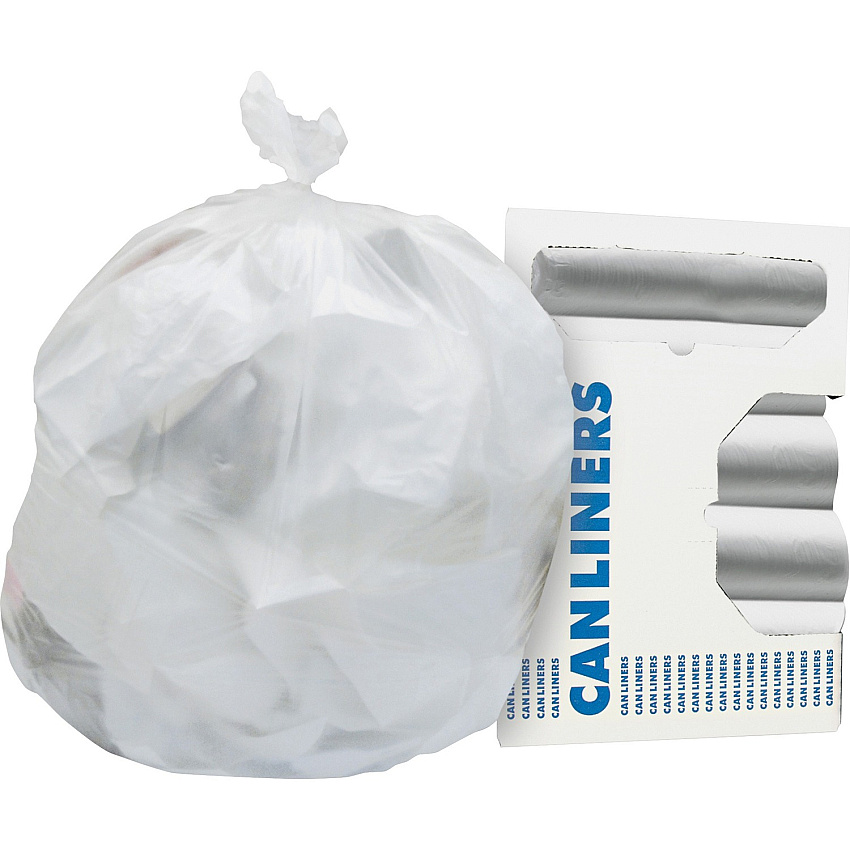 Heritage Standard High Density Coreless Roll Liners 30 gal Capacity - 37" Length x 30" Width x 0.51 mil (13 Micron) Thickness - High Density - Natural - High-density Polyethylene (HDPE) - Can - 25/Roll - 20 / Carton (Z6037HNR01)