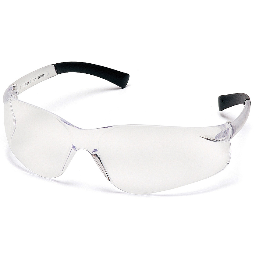 ProGuard Classic 820 Series Safety Eyewear Clear - Non-Slip Temple, Frameless, Wraparound Lens, High Visibility, Comfortable, Rubber Tipped Temples - 1 Each (8010)