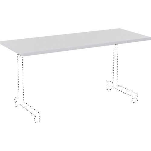 Lorell Rectangular Invent Tabletop - Light Gray (62567)