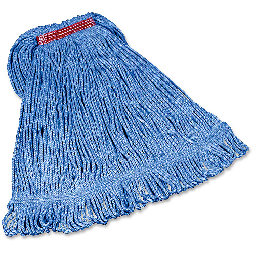 Rubbermaid Commercial Super Stitch Large Blend Mop Cotton, Synthetic Yarn - 1 Each (D21306BL00)