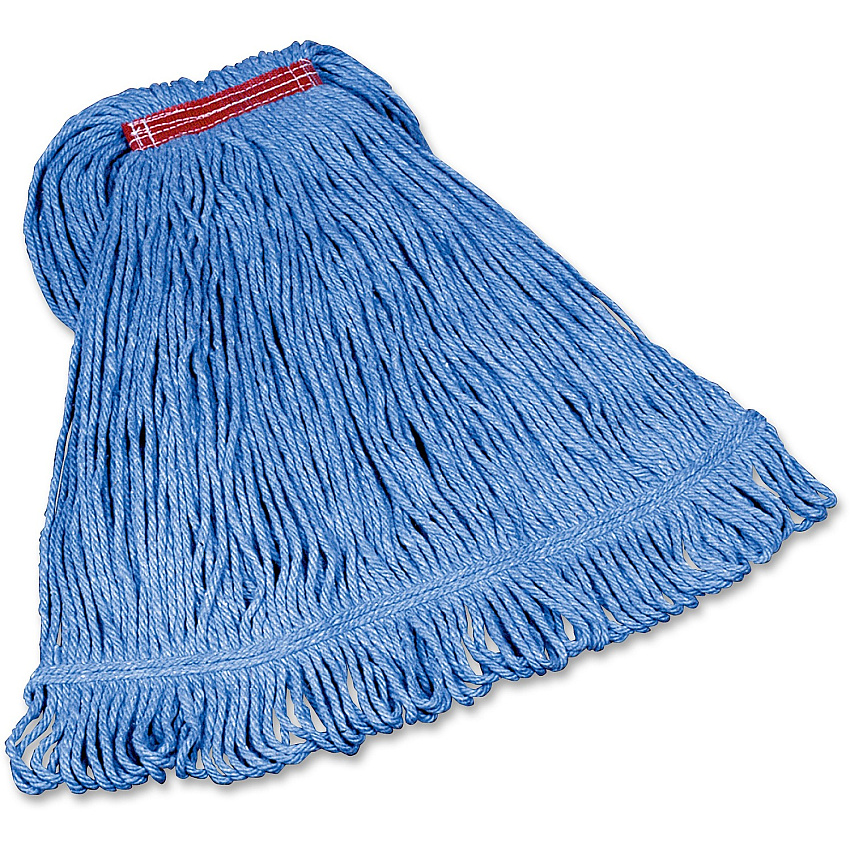 Rubbermaid Commercial Super Stitch Large Blend Mop Cotton, Synthetic Yarn - 1 Each (D21306BL00)