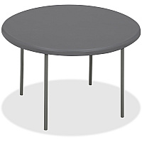 Iceberg IndestrucTable TOO Folding Table Round Top - Four Leg Base - 4 Legs x 2
