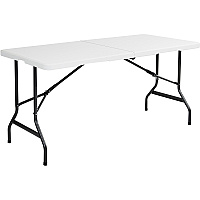 Iceberg IndestrucTable TOO Bifold Table Rectangle Top - Height Adjustable - 96