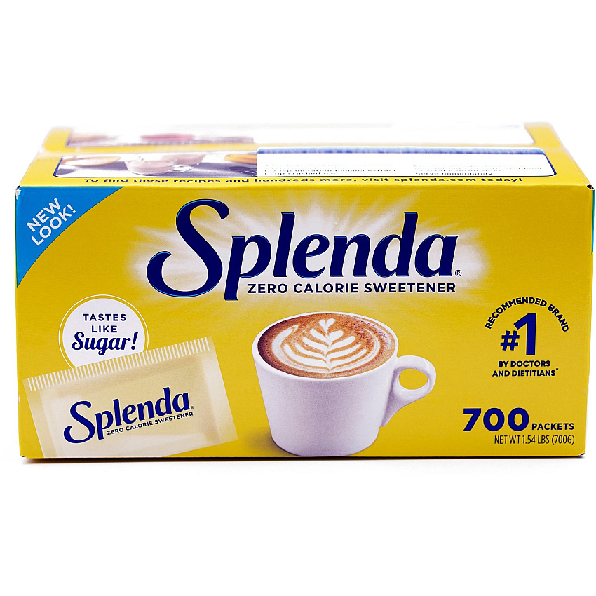 Splenda Single-serve Sweetener Packets 0.035 oz (1 g) - Artificial Sweetener - 700 / Box (200063)