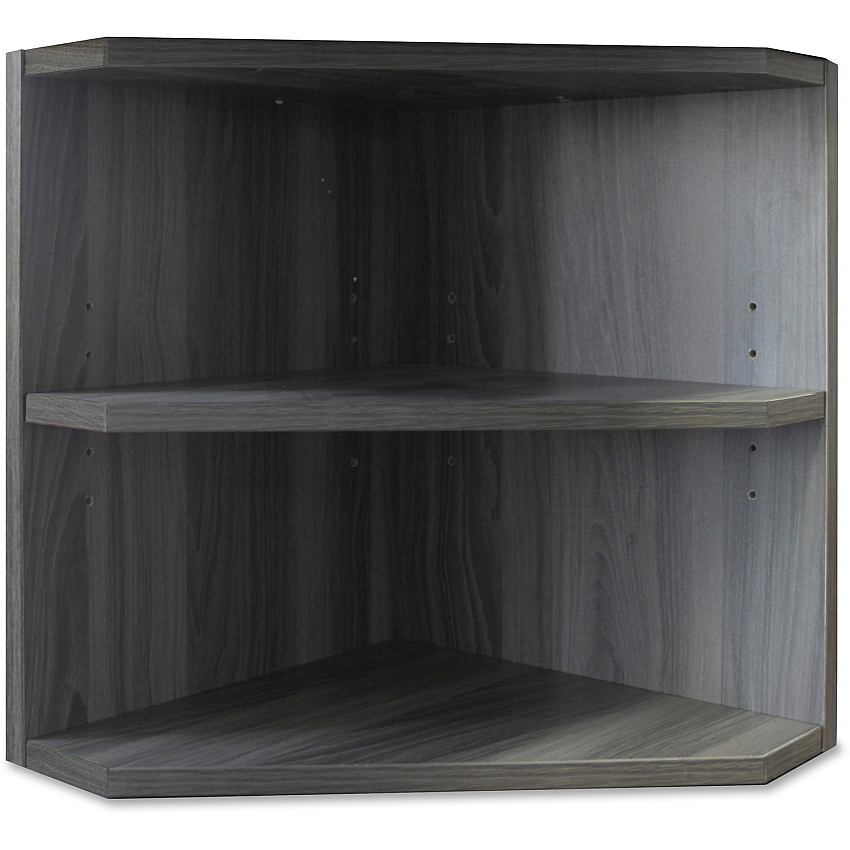 Mayline Medina Corner Support for Hutches 20" Height x 15" Width x 15" Depth - 2 Shelve(s) - Finish: Gray Steel Laminate - Abrasion Resistant, Stain Resistant, Water Resistant, Durable - For Office (MNPOLGS)