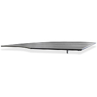 Mayline Gray Laminate Medina Casegoods Collection 1" Height x 23" Width x 63.7" DepthLeft Side - Material: Steel - Finish: Gray, Laminate, Silver - Stain Resistant, Water Resistant, Abrasion Resistant - For Office (MNRTNLLGS)