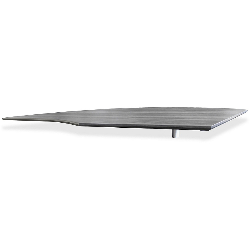 Mayline Gray Laminate Medina Casegoods Collection 1" Height x 23" Width x 63.7" DepthLeft Side - Material: Steel - Finish: Gray, Laminate, Silver - Stain Resistant, Water Resistant, Abrasion Resistant - For Office (MNRTNLLGS)