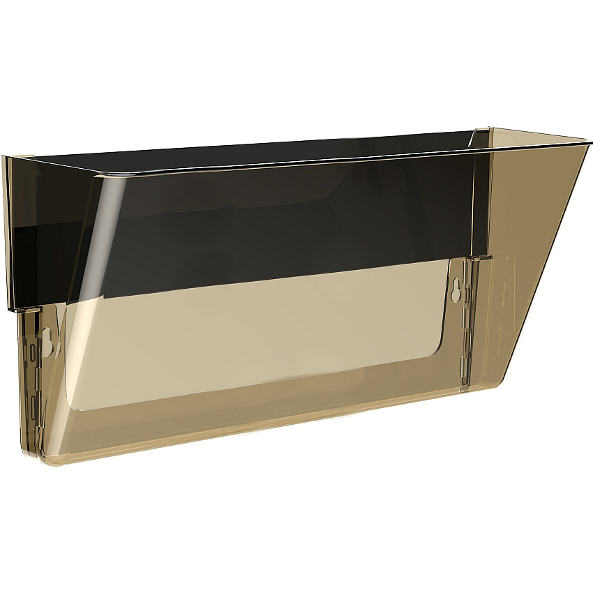 Storex Magnetic Wall File Pockets 500 x Sheet - Magnetic, Heavy Duty - Smoke - Plastic - 1 Each (70241U06C)