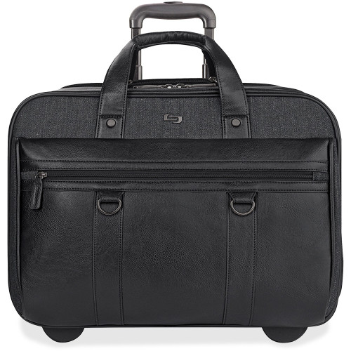 SOLO Executive Carrying Case (Roller) for 17.3" Notebook - Black, Gray (EXE9354)