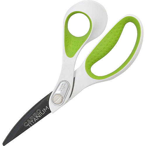 Westcott 8" Bent CarboTitanium Scissors 8" Overall Length - Bent - Titanium - Pointed Tip - Gray - 1 Each (16446)