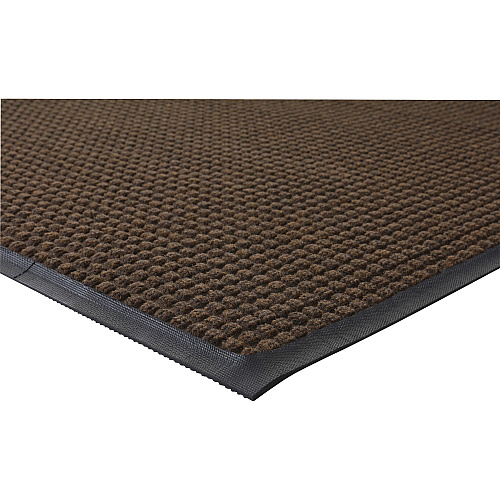 Genuine Joe Waterguard Floor Mat Floor - 10 ft Length x 36" Width - Rectangular - Rubber - Brown - 1 Each (GJO59461)