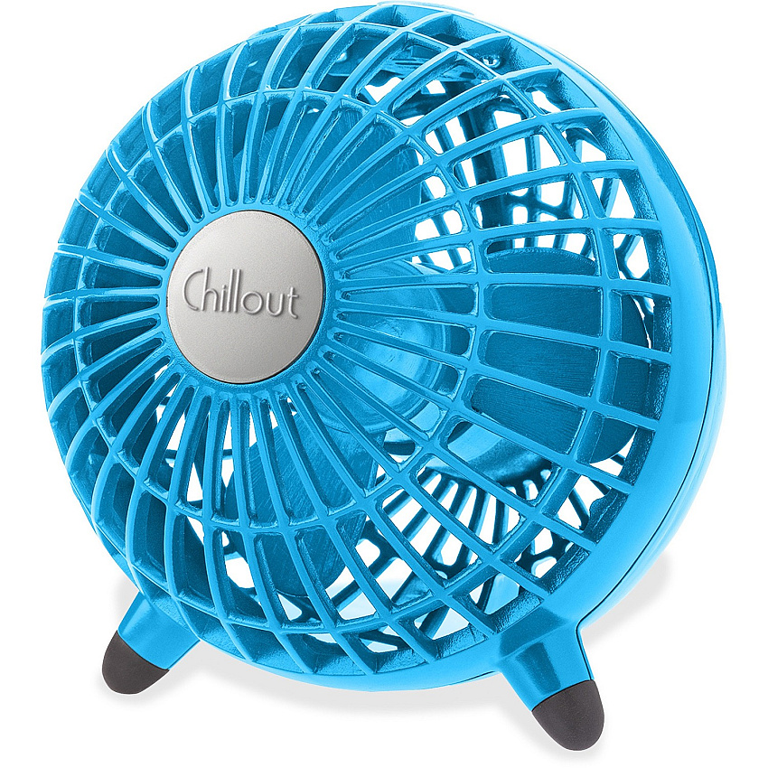 Chillout USB Fan 1 Speed - Quiet - Plastic - Turquoise, Teal (GF3T)