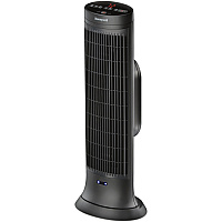 Honeywell Motion Sensor Ceramic Heater Ceramic - 1500 W - 2 x Heat Settings - Timer - 1500 W - Oscillation - Indoor - Tower - Dark Gray (HCE323V)