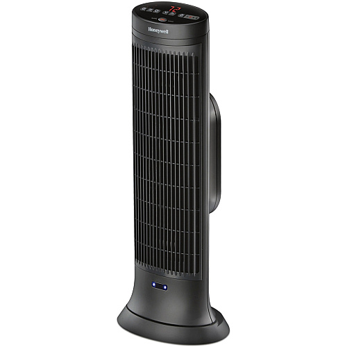 Honeywell Motion Sensor Ceramic Heater Ceramic - 1500 W - 2 x Heat Settings - Timer - 1500 W - Oscillation - Indoor - Tower - Dark Gray (HCE323V)