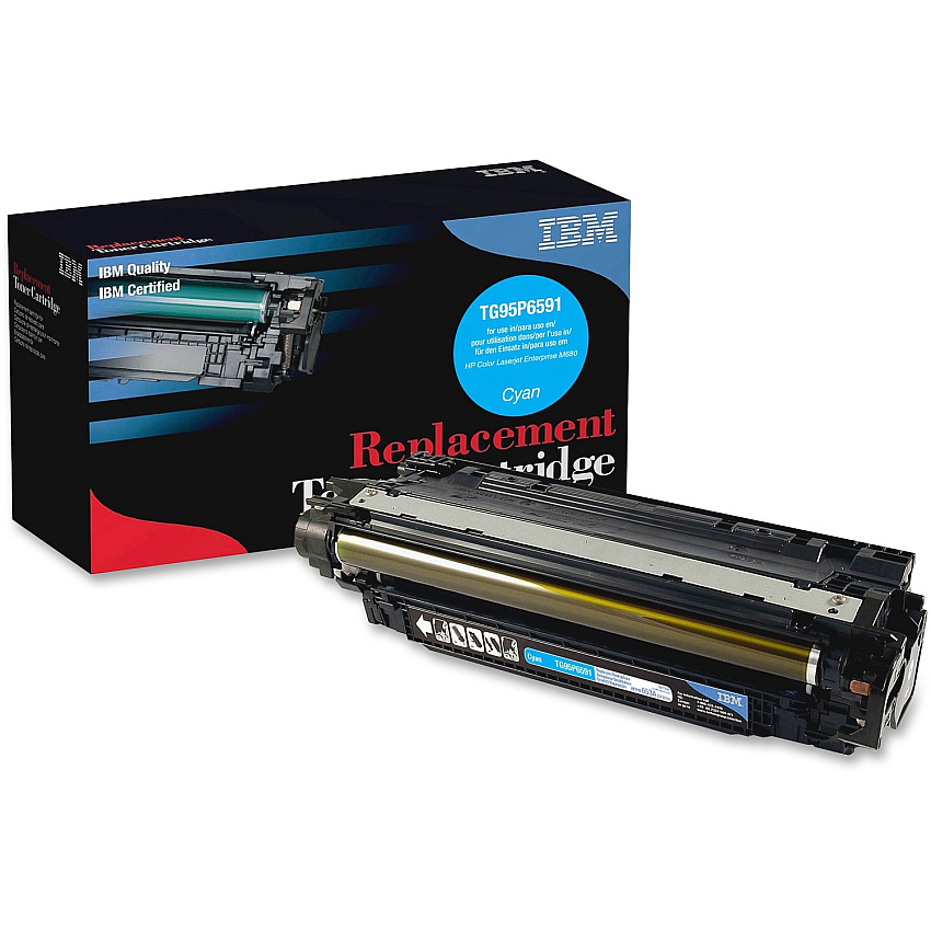 IBM Remanufactured Laser Toner Cartridge - Alternative for HP 653A (CF321A) - Cyan - 1 Each 16500 Pages (TG95P6591)
