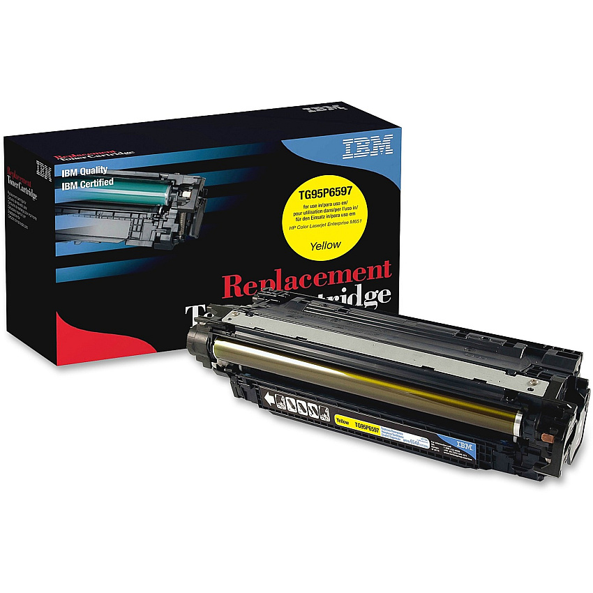 IBM Remanufactured Laser Toner Cartridge - Alternative for HP 654A (CF332A) - Yellow - 1 Each 15000 Pages (TG95P6597)