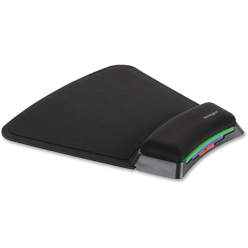 Kensington SmartFit Mouse Pad 10.38" Width x 10.25" Depth - Black - Gel, Fabric - 1 Each (55793)