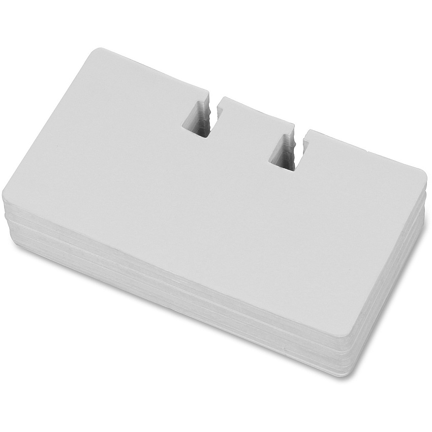 Lorell Desktop Rotary Card File Refills For 4" x 2.13" Size Card - White (LLR01034)