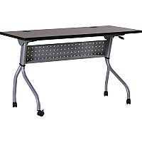 Lorell Flip Top Training Table Rectangle Top - Four Leg Base - 4 Legs - 48