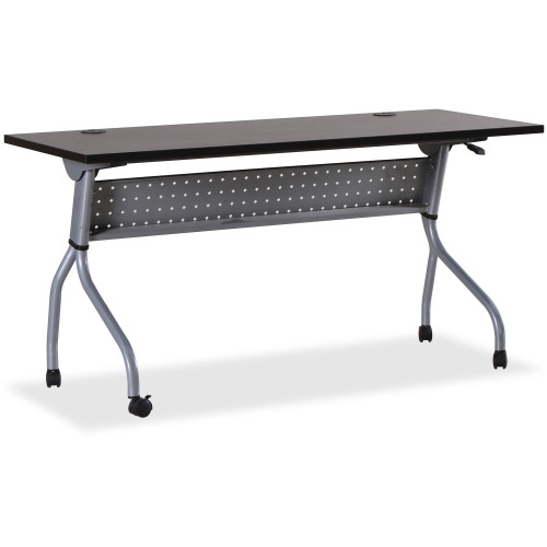 Lorell Espresso/Silver Training Table (60730)