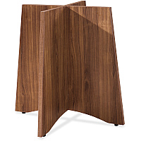Lorell Essentials Round Conference Table Base 29" Height x 29.5" Width x 29.5" Depth - Material: Steel - Finish: Walnut - Sturdy (LLR69991)
