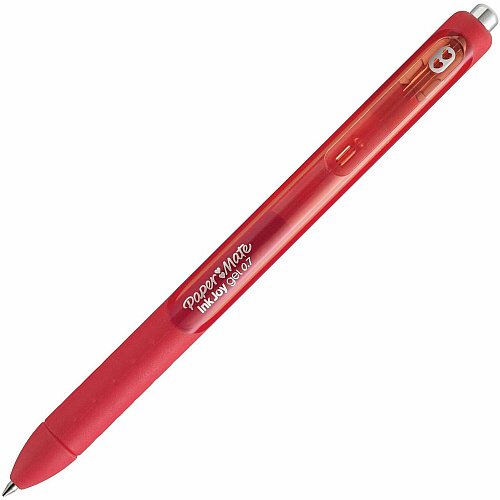 Paper Mate InkJoy Gel Pen 0.7 mm Pen Point - Retractable - Red Ink - Gel-based - Red Barrel - 1 Dozen (1953047)
