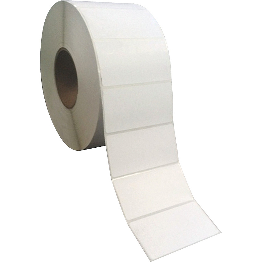 Sparco Direct Thermal Labels 4" Width x 2" Length - Rectangle - Direct Thermal - White - Perforated, Self-adhesive - 3000 / Roll - 12000 Total Label(s) - 4 / Carton (74988)
