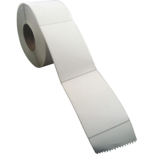 Sparco Direct Thermal Labels 4" Width x 6" Length - Rectangle - Direct Thermal - White - Perforated, Self-adhesive - 1000 / Roll - 4000 Total Label(s) - 4 / Carton (74990)