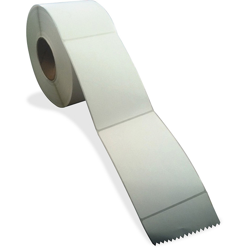 Sparco Thermal Transfer Labels 4" Width x 6" Length - Rectangle - Thermal Transfer - White - Perforated, Self-adhesive - 1000 / Roll - 4000 Total Label(s) - 4 / Carton (74993)