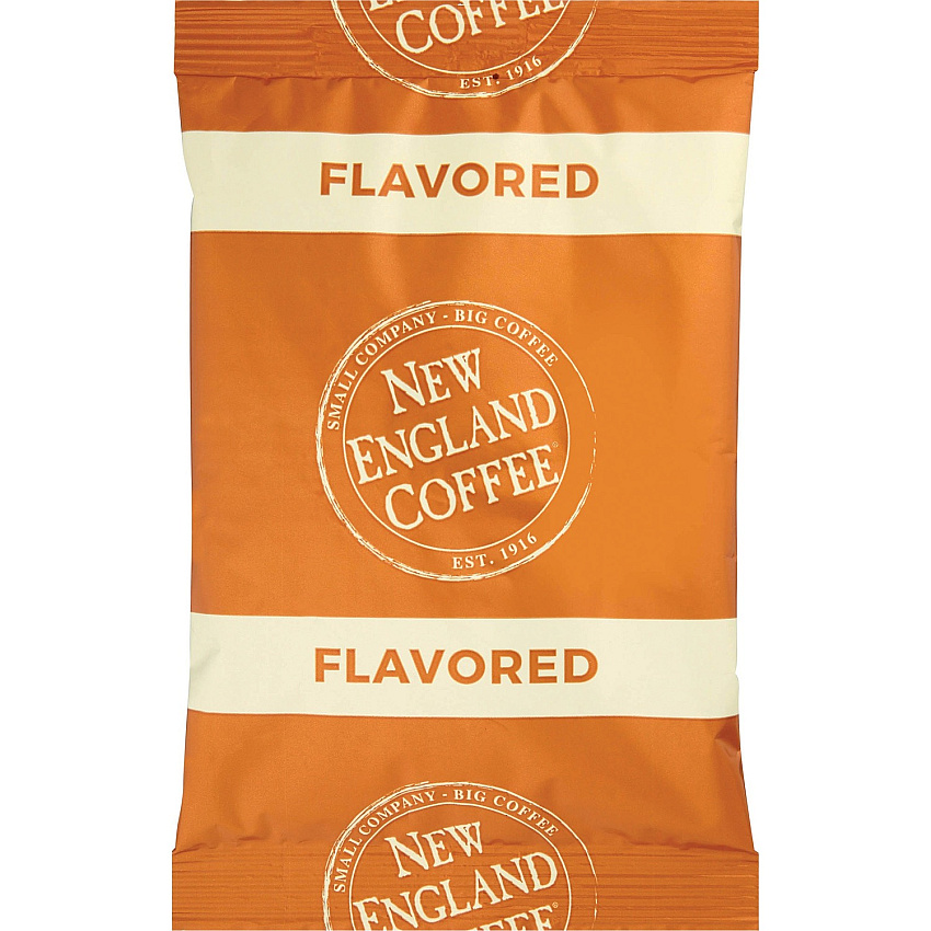 New England Coffee&reg; Portion Pack Hazelnut Creme Coffee Regular - Light - 2.5 oz Per Pack - 24 - Portion Pack - Hazelnut Creme - 24 / Carton (026530)