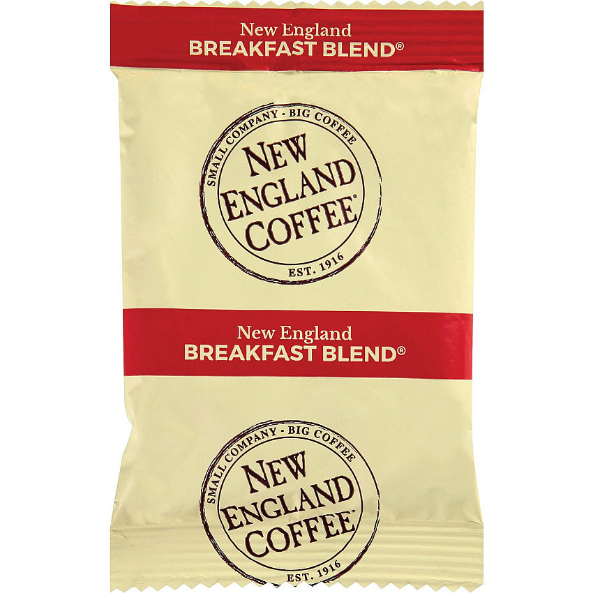 New England Coffee&reg; Portion Pack Breakfast Blend Coffee Regular - Light - 2.5 oz Per Pack - 24 - Portion Pack - 24 / Carton (026260)