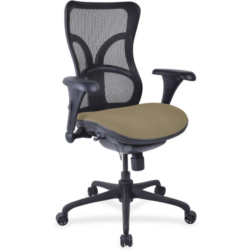 Lorell Mesh Midback Task Chair with Custom Fabric Seat (2097933)