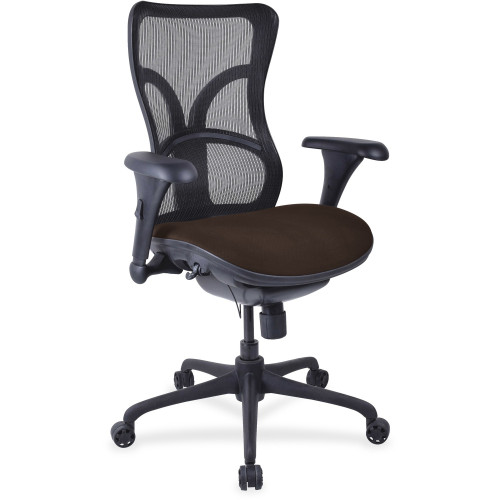 Lorell Mesh Midback Task Chair with Custom Fabric Seat (2097941)