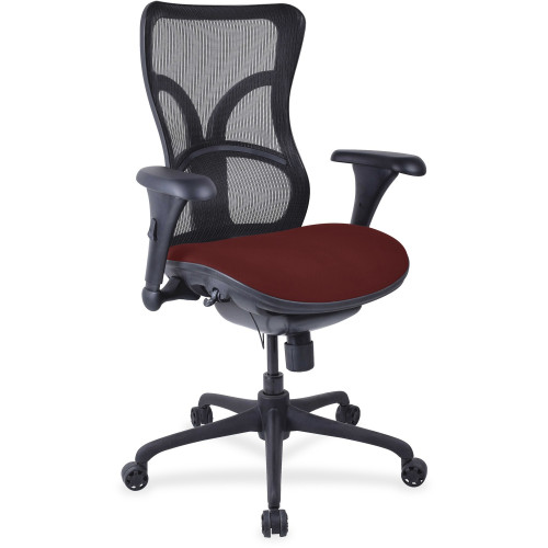 Lorell Mesh Midback Task Chair with Custom Fabric Seat (2097944)