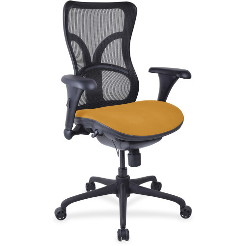 Lorell Mesh Midback Task Chair with Custom Fabric Seat (2097953)