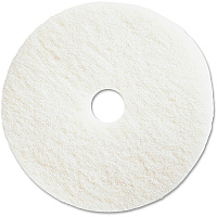 Genuine Joe Polishing Floor Pad 16" Diameter - 5/Carton x 16" Diameter x 1" Thickness - Floor, Polishing - 175 rpm to 350 rpm Speed Supported - Resilient, Flexible, Non-abrasive, Dirt Remover, Soft - Resin, Fiber - White (GJO90516)