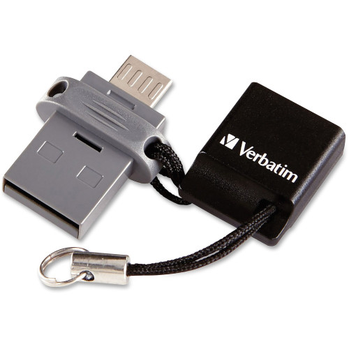 Verbatim 64GB Store 'n' Go Dual USB Flash Drive for OTG Devices (99140)